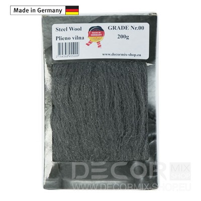 Plieno vilna 00 vidutinio grubumo 200g