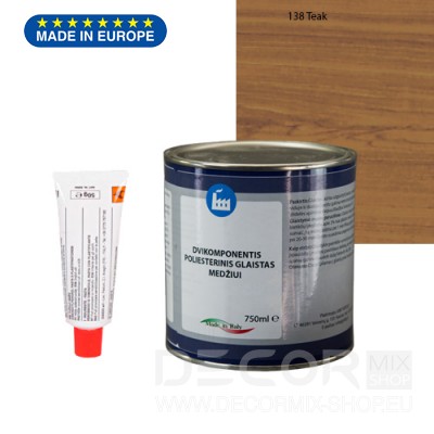 2K poliesterinis glaistas tikas 750ml