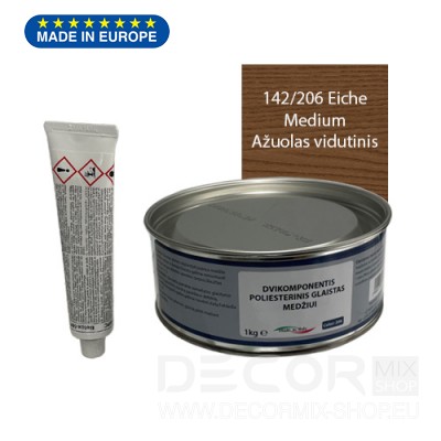 2K poliesterinis glaistas ąžuolas206 1kg