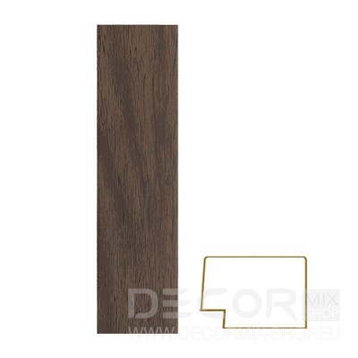 Užbaigimo juostelė DEŠINĖ Vasco Walnut